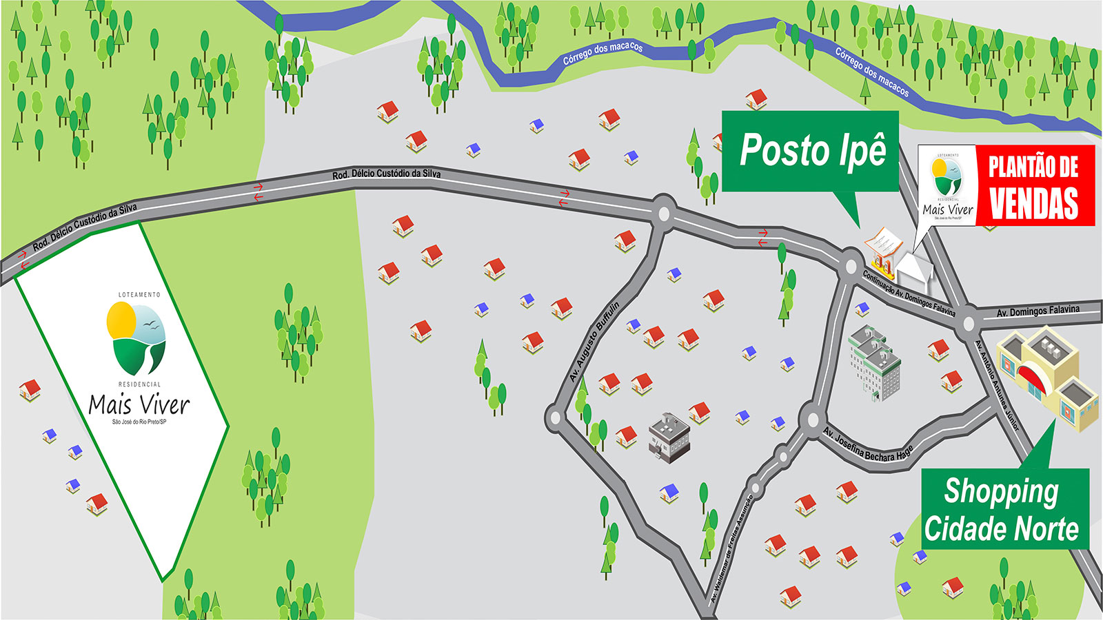 Mapa sem escala